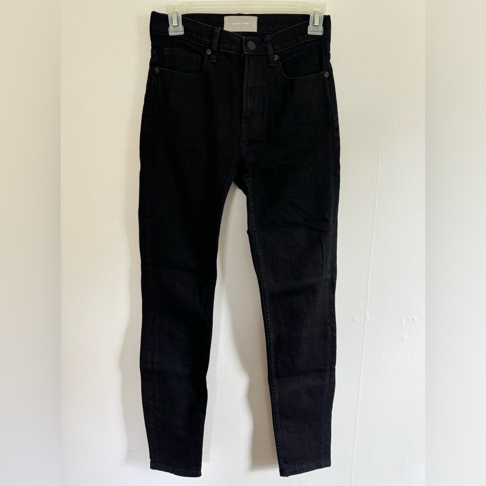 Women’s Everlane Black High Rise Skinny Jeans | Size 25